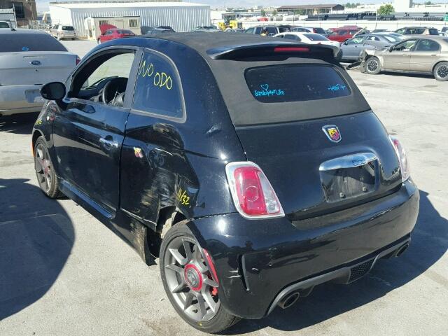 3C3CFFJH9FT562532 - 2015 FIAT 500 ABARTH BLACK photo 3