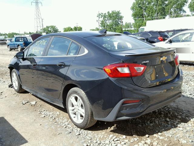 1G1BE5SM4H7268620 - 2017 CHEVROLET CRUZE LT BLACK photo 3