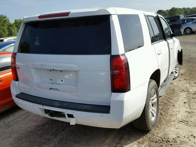 1GNSKFKC8GR277179 - 2016 CHEVROLET TAHOE SPEC WHITE photo 4