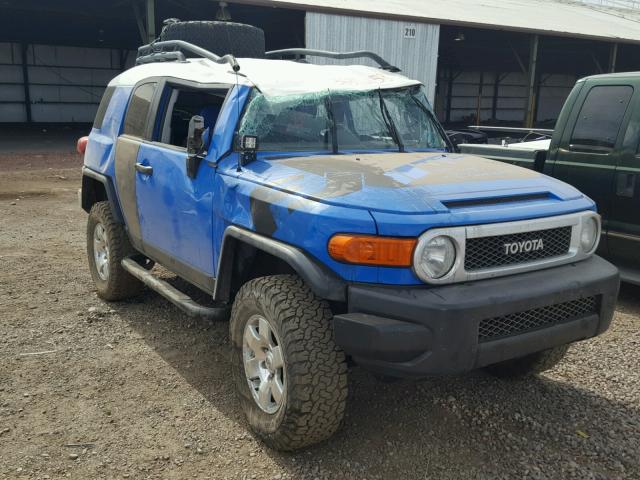 JTEBU11F370028533 - 2007 TOYOTA FJ CRUISER BLUE photo 1