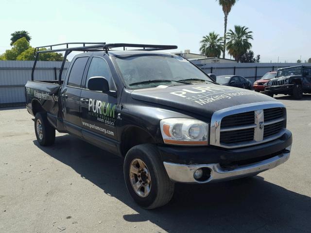 3D7KS28C46G179683 - 2006 DODGE RAM 2500 S BLACK photo 1