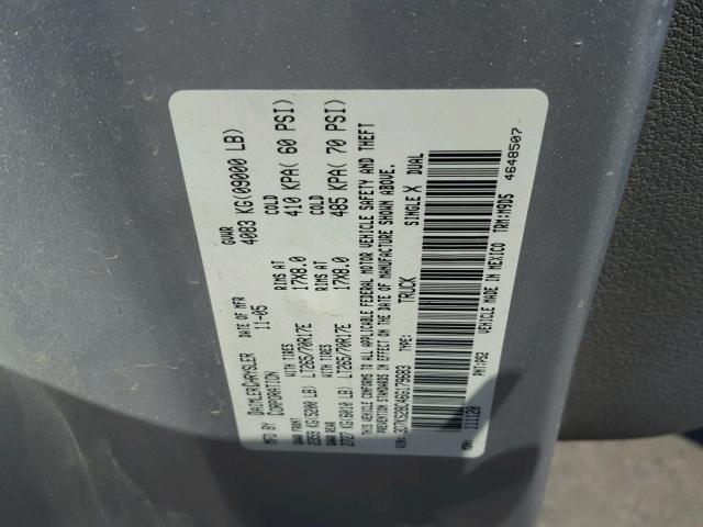 3D7KS28C46G179683 - 2006 DODGE RAM 2500 S BLACK photo 10