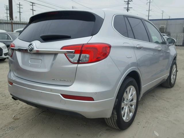 LRBFXBSA1HD101817 - 2017 BUICK ENVISION E SILVER photo 4