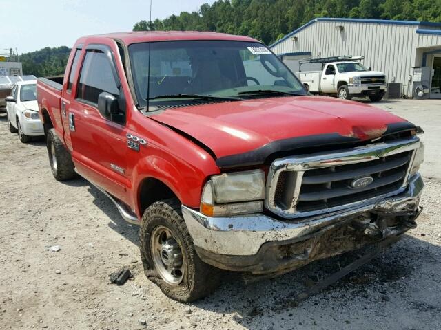 1FTSW31P93EB38325 - 2003 FORD F350 SRW S RED photo 1