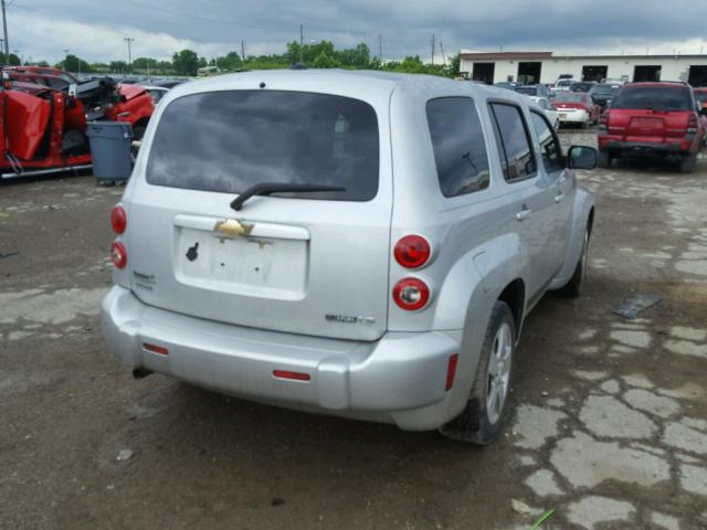 3GNCA13B19S557798 - 2009 CHEVROLET HHR LS SILVER photo 4