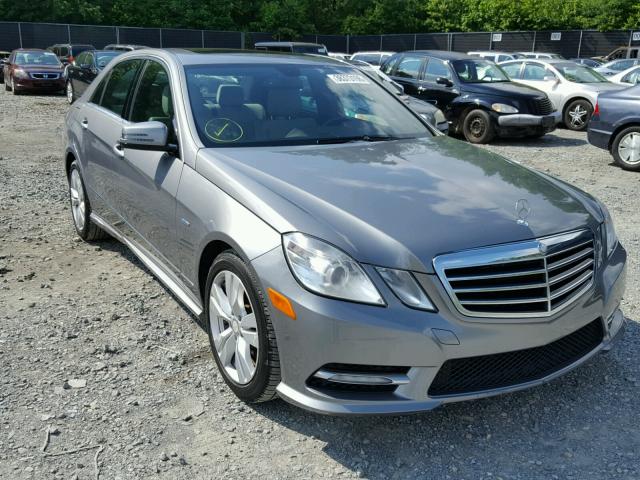 WDDHF2EB1CA543997 - 2012 MERCEDES-BENZ E 350 BLUE GRAY photo 1