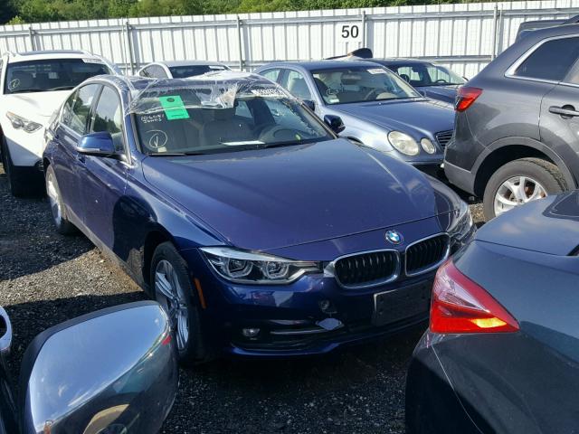 WBA8D9G5XHNU59299 - 2017 BMW 330 XI BLUE photo 1