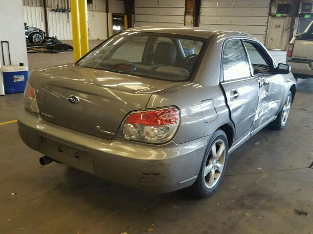 JF1GD67656H524079 - 2006 SUBARU IMPREZA 2. GRAY photo 4