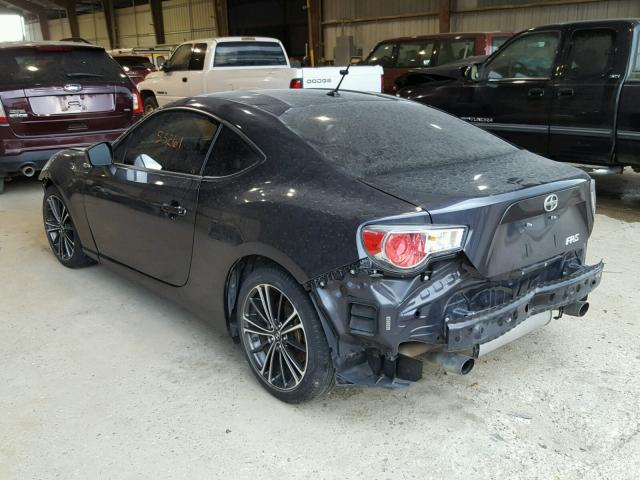 JF1ZNAA19E8704105 - 2014 TOYOTA SCION FR-S ნაცრისფერი ფოტო 3