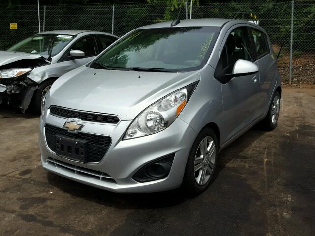 KL8CD6S92FC815008 - 2015 CHEVROLET SPARK 1LT SILVER photo 2