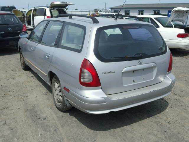 KLAJB82Z9YK465103 - 2000 DAEWOO NUBIRA CDX SILVER photo 3