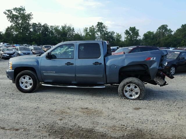 3GCEK23359G224620 - 2009 CHEVROLET SILVERADO BLUE photo 9