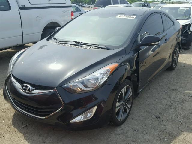 KMHDH6AE5DU010301 - 2013 HYUNDAI ELANTRA CO BLACK photo 2