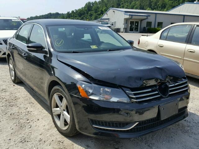 1VWBH7A3XDC065197 - 2013 VOLKSWAGEN PASSAT SE BLACK photo 1