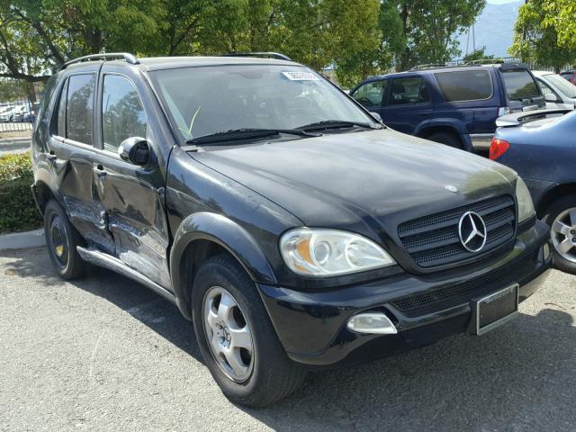 4JGAB57E45A550747 - 2005 MERCEDES-BENZ ML 350 BLACK photo 1