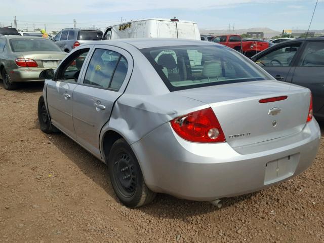 1G1AD5F56A7148812 - 2010 CHEVROLET COBALT 1LT SILVER photo 3