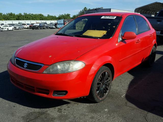 KL5JD66Z58K906491 - 2008 SUZUKI RENO BASE RED photo 2