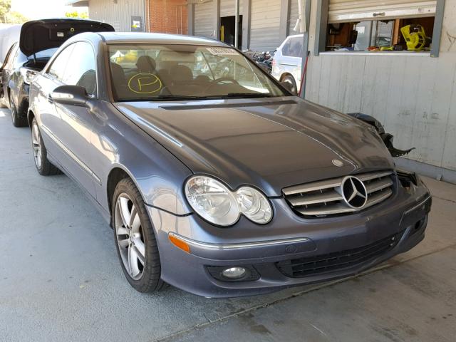 WDBTJ56H76F188184 - 2006 MERCEDES-BENZ CLK 350 BLUE photo 1