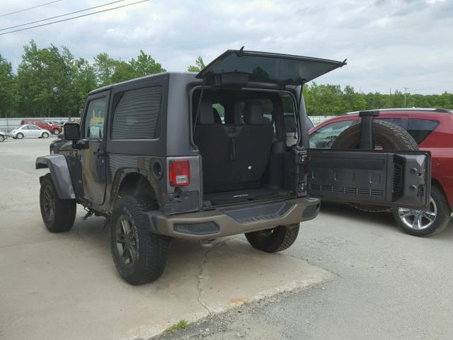 1C4AJWBG1GL213000 - 2016 JEEP WRANGLER S 石墨色 照片 3