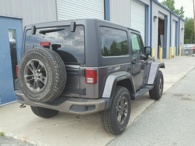 1C4AJWBG1GL213000 - 2016 JEEP WRANGLER S 石墨色 照片 4