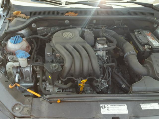 3VW2K7AJ6DM383025 - 2013 VOLKSWAGEN JETTA BASE 银色 照片 7