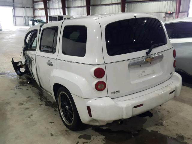 3GNDA13D57S592735 - 2007 CHEVROLET HHR LS WHITE photo 3