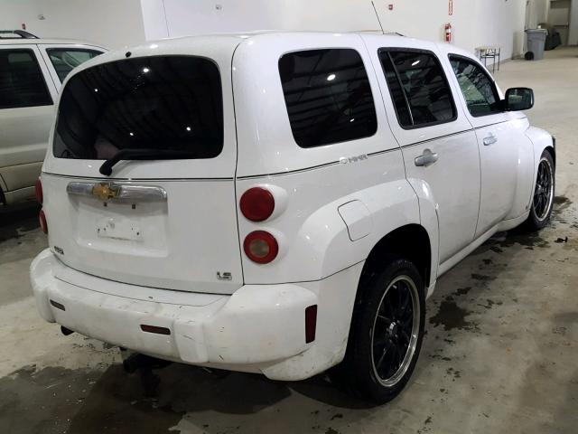 3GNDA13D57S592735 - 2007 CHEVROLET HHR LS WHITE photo 4