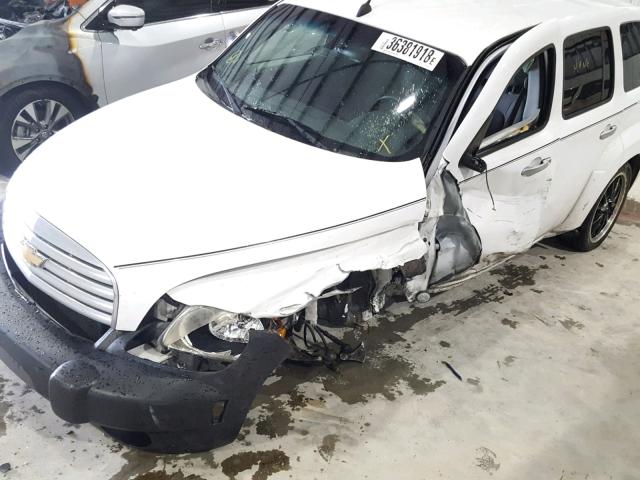 3GNDA13D57S592735 - 2007 CHEVROLET HHR LS WHITE photo 9