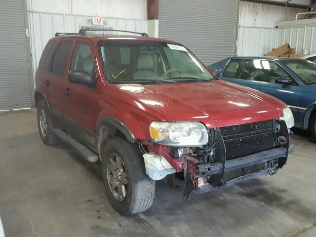 1FMYU03135KA65850 - 2005 FORD ESCAPE XLT RED photo 1