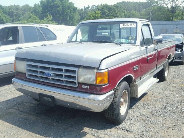 1FTDF15Y5MNA07796 - 1991 FORD F150 TWO TONE photo 2