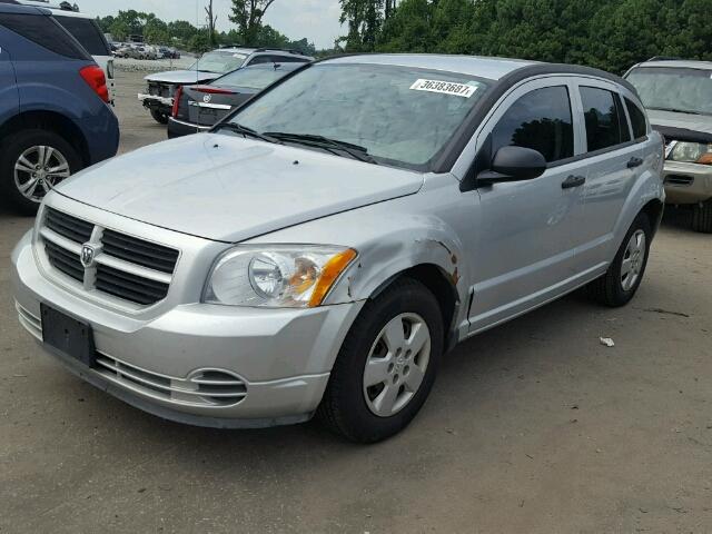 1B3HB28B37D157217 - 2007 DODGE CALIBER SILVER photo 2