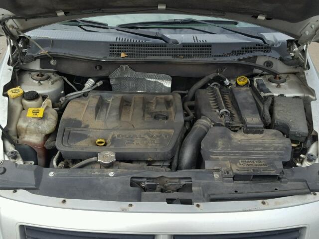 1B3HB28B37D157217 - 2007 DODGE CALIBER SILVER photo 7