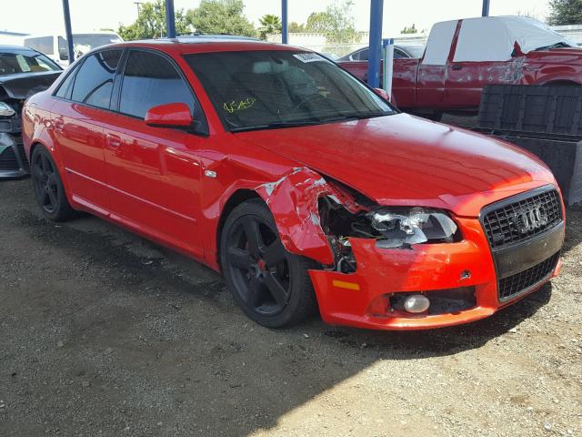 WAUBF78E97A194660 - 2007 AUDI A4 S-LINE RED photo 1