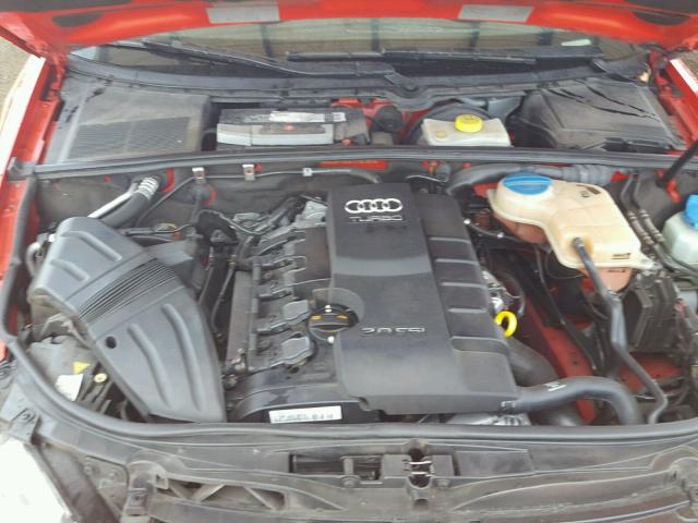 WAUBF78E97A194660 - 2007 AUDI A4 S-LINE RED photo 7