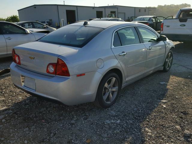 1G1ZC5E07CF388004 - 2012 CHEVROLET MALIBU 1LT ვერცხლისფერი ფოტო 4