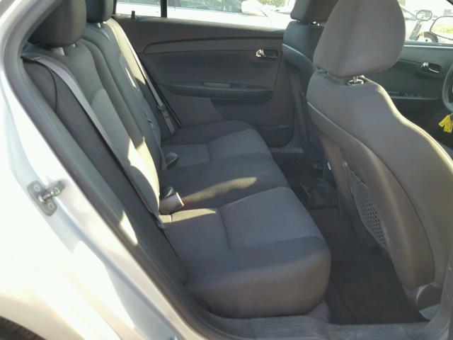 1G1ZC5E07CF388004 - 2012 CHEVROLET MALIBU 1LT ვერცხლისფერი ფოტო 6