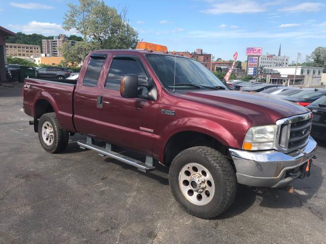 1FTSX31P24EA05727 - 2004 FORD F350 SRW S RED photo 1