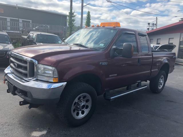 1FTSX31P24EA05727 - 2004 FORD F350 SRW S RED photo 2