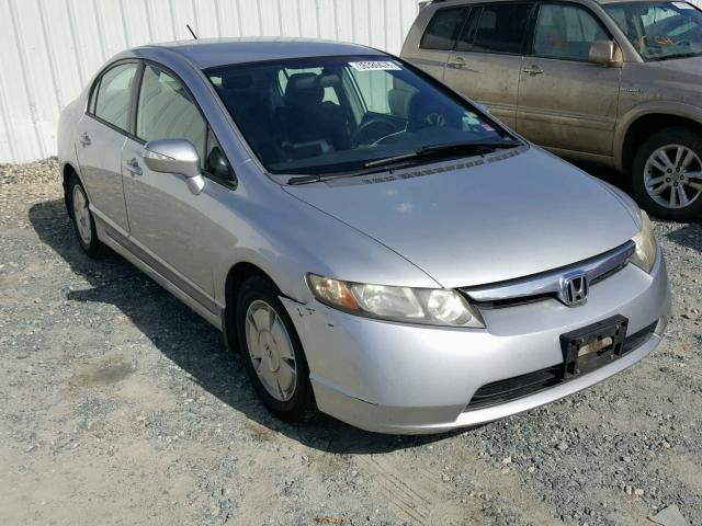 JHMFA36296S006313 - 2006 HONDA CIVIC HYBR SILVER photo 1