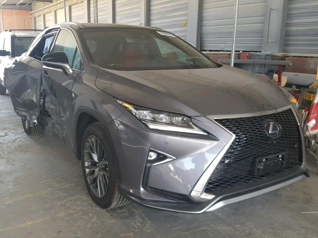 2T2BGMCA0HC018219 - 2017 LEXUS RX 450H GRAY photo 1