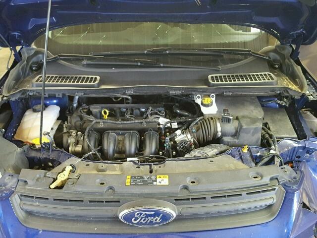 1FMCU0F75FUC36369 - 2015 FORD ESCAPE S BLUE photo 7