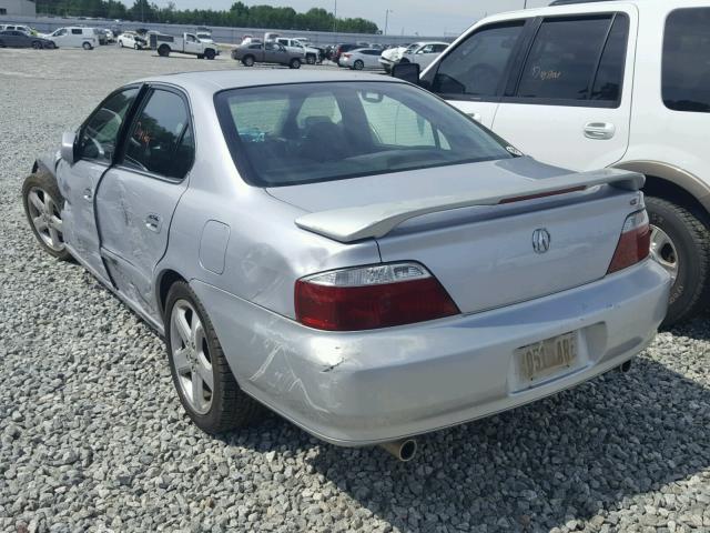 19UUA56882A020052 - 2002 ACURA 3.2TL TYPE SILVER photo 3