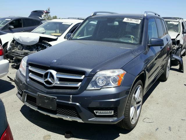 WDCGG8HB6CF925487 - 2012 MERCEDES-BENZ GLK 350 4M GRAY photo 2