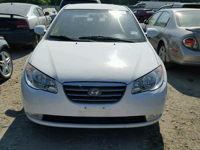 KMHDU46D58U563214 - 2008 HYUNDAI ELANTRA GL WHITE photo 9