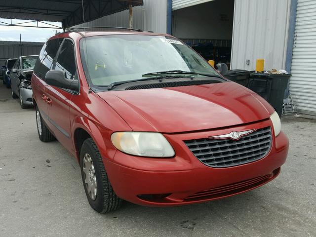 1C8GJ45343B171542 - 2003 CHRYSLER VOYAGER LX RED photo 1