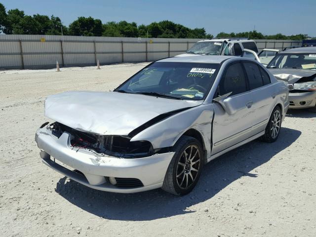 4A3AA46G1YE010027 - 2000 MITSUBISHI GALANT ES SILVER photo 2