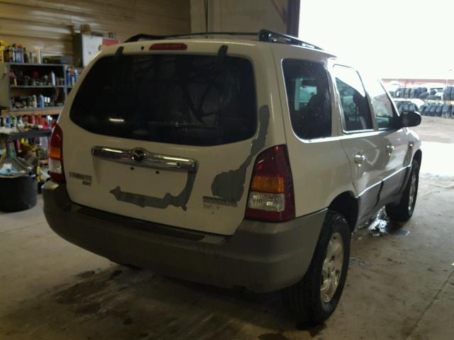 4F2YU06B01KM51077 - 2001 MAZDA TRIBUTE DX 白色 照片 4