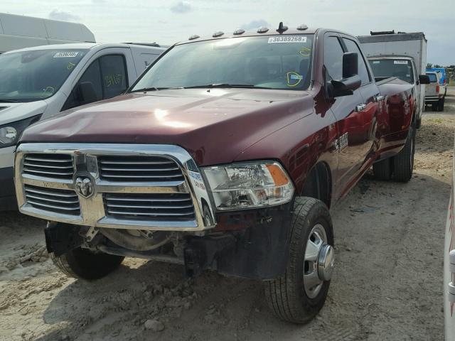 3C63RRHLXHG596559 - 2017 RAM 3500 SLT MAROON photo 2