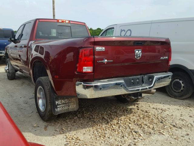 3C63RRHLXHG596559 - 2017 RAM 3500 SLT MAROON photo 3