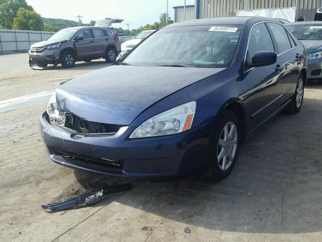 1HGCM665X4A062997 - 2004 HONDA ACCORD EX BLUE photo 2